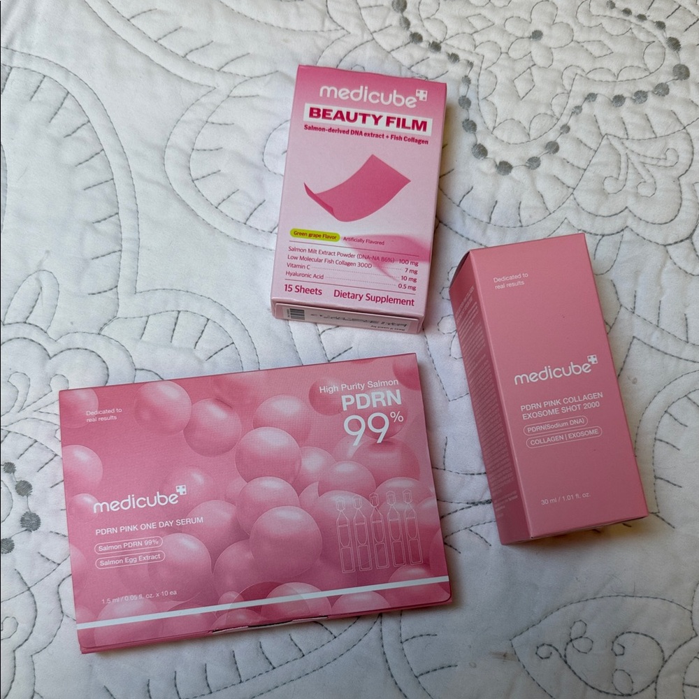 Medicube Pink Collagen PDRN Skincare Set